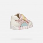 GEOX ΚΟΡΙΤΣΙ SNEAKERS B3558A 01454 C8343 ΡΟΖ/ΝΕΡΟ ΤΗΣ ΘΑΛΑΣΣΑΣ